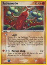 Sudowoodo · Unseen Forces Pokémon card