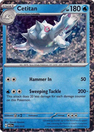 Cetitan #5 · McDonald's Collection 2023 Pokémon card
