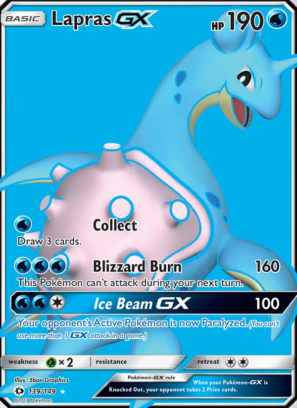Lapras GX full card art