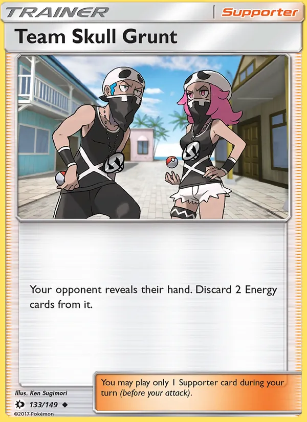 Team Skull Grunt full card art