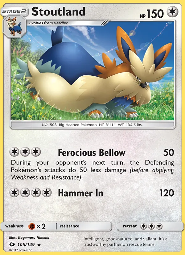 Stoutland full card art