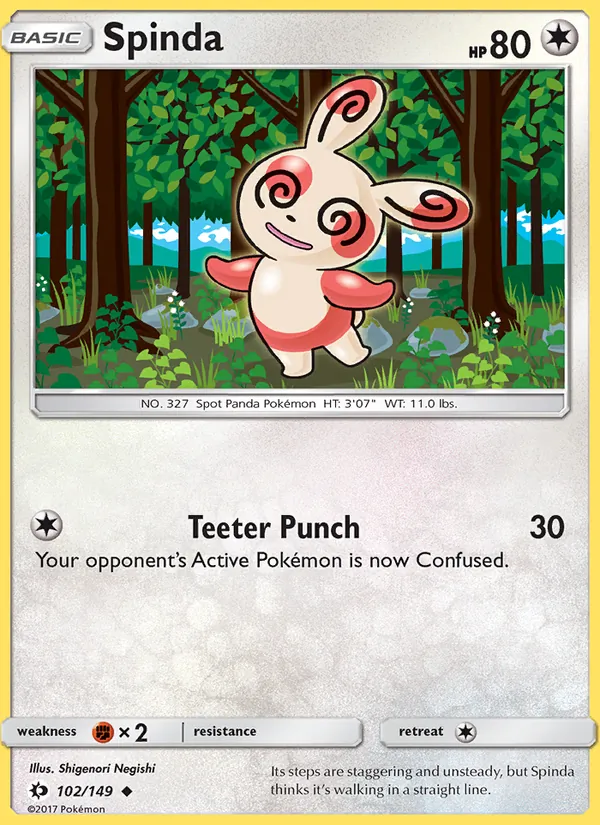 Spinda full card art