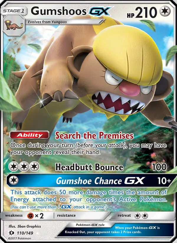 Gumshoos GX full card art