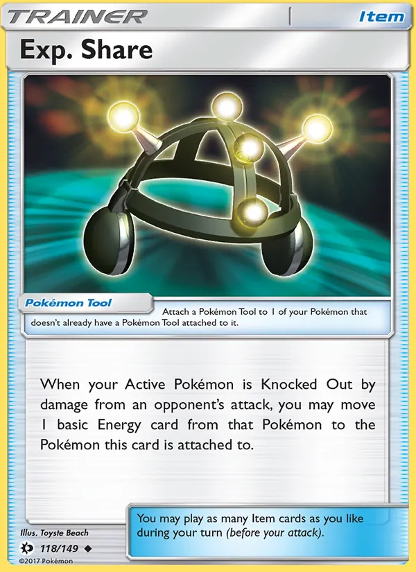 Exp. Share full card art