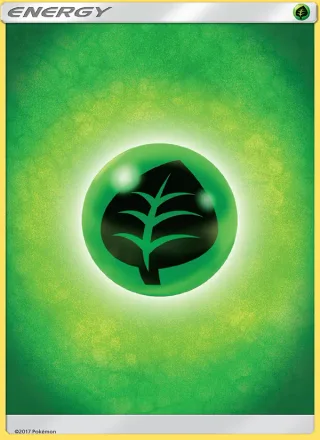 Grass Energy #164 · Sun & Moon Pokémon card