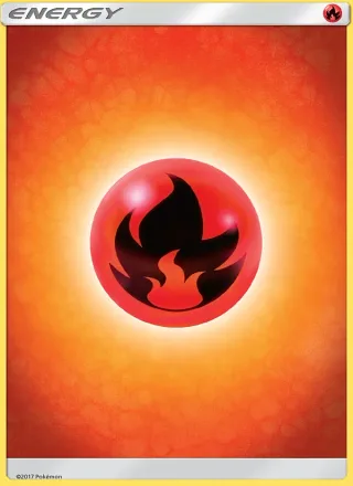 Fire Energy #165 · Sun & Moon Pokémon card
