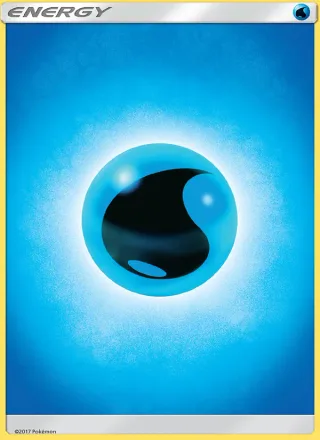 Water Energy #166 · Sun & Moon Pokémon card