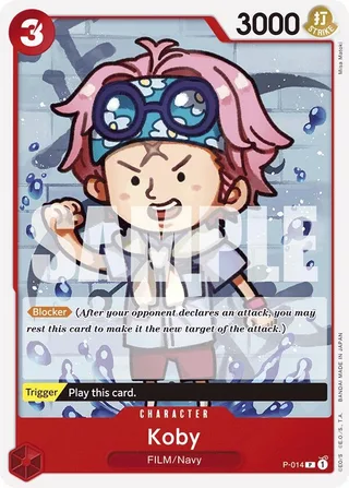 Koby (Reprint) #P-014-reprint · Premium Booster -The Best- One Piece card