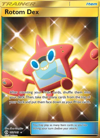 Rotom Dex #159 · Sun & Moon Pokémon card
