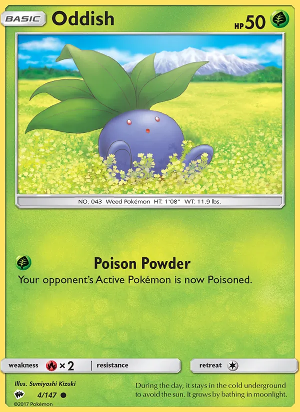 Oddish full card art