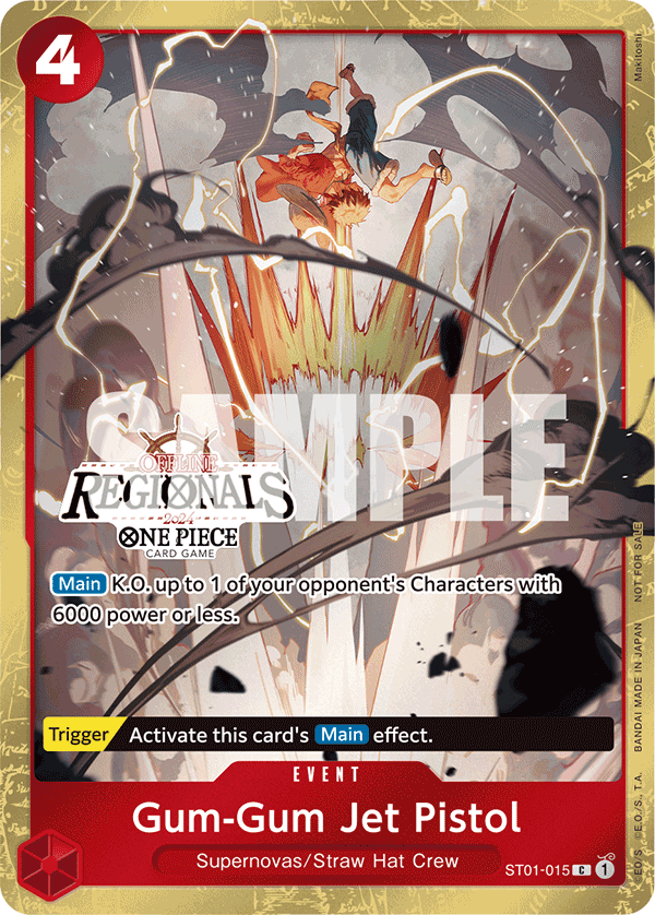 Gum-Gum Jet Pistol (Online Regional 2024) [Finalist] full card art