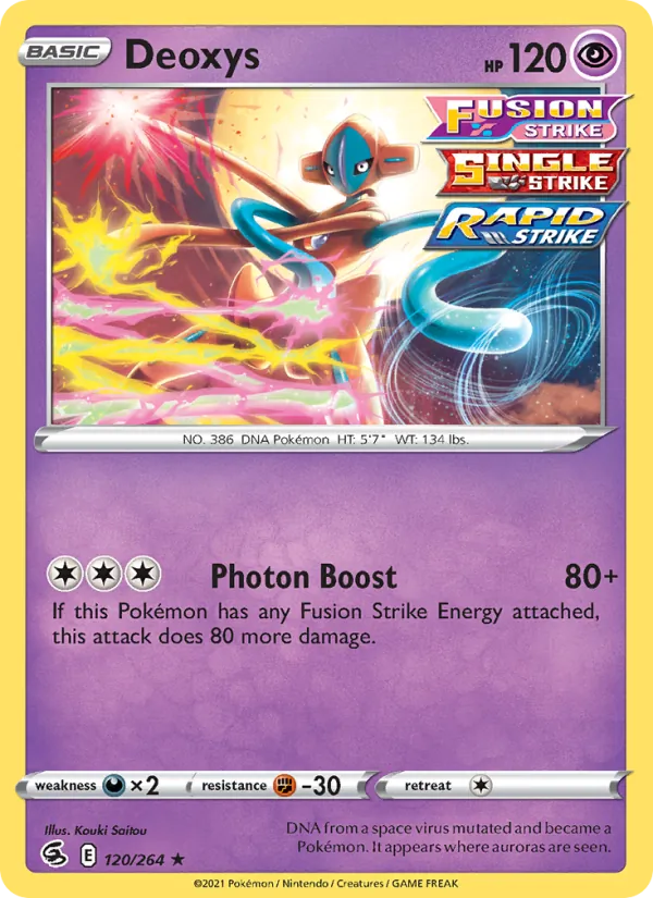 Deoxys full card art