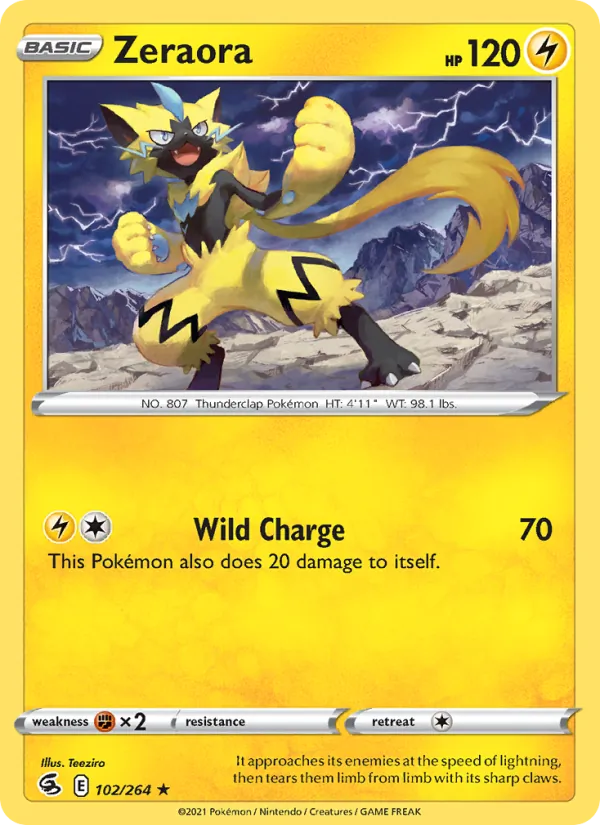 Zeraora full card art