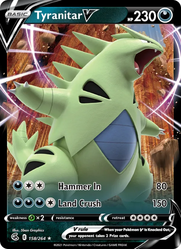 Tyranitar V full card art