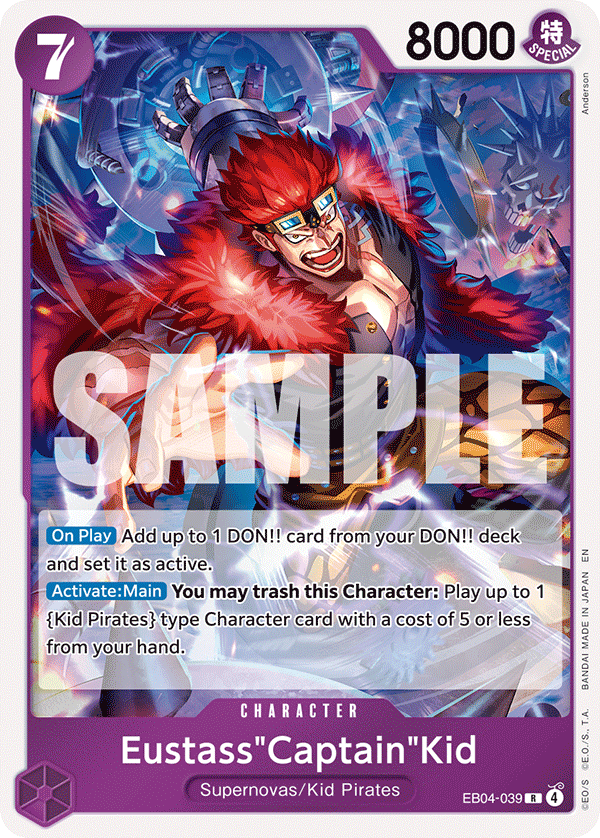 Eustass"Captain"Kid full card art