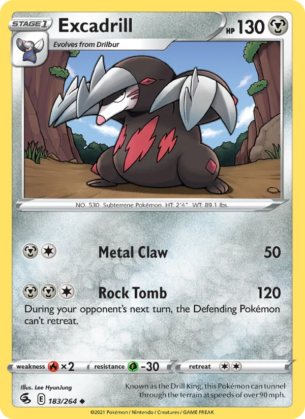 Excadrill full card art