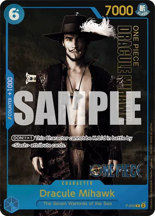 Dracule Mihawk (Premium Card Collection -Live Action Edition-) #P-052-premium-card-collection-live-action-edition · One Piece Promotion Cards One Piece card