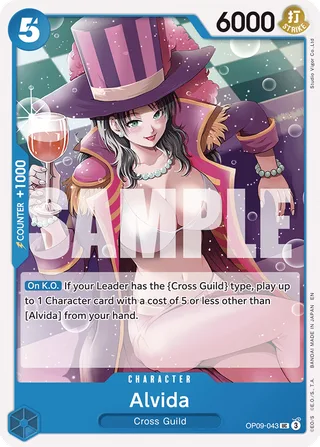 Alvida (Reprint) #OP09-043-reprint · ST-25: Starter Deck 25 BLUE Buggy One Piece card