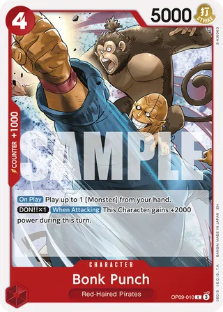 Bonk Punch (Reprint) #OP09-010-reprint · ST-23: Starter Deck 23 RED Shanks One Piece card