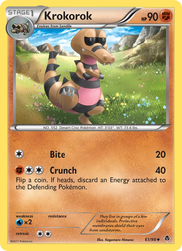 Krokorok full card art