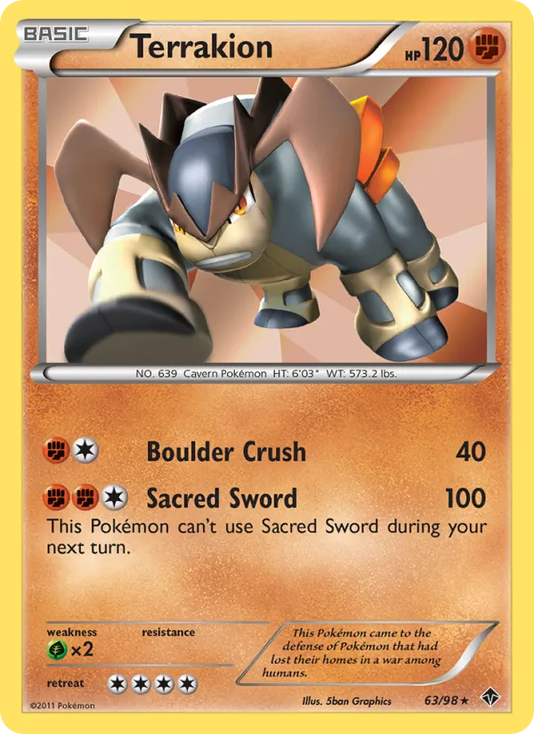 Terrakion full card art