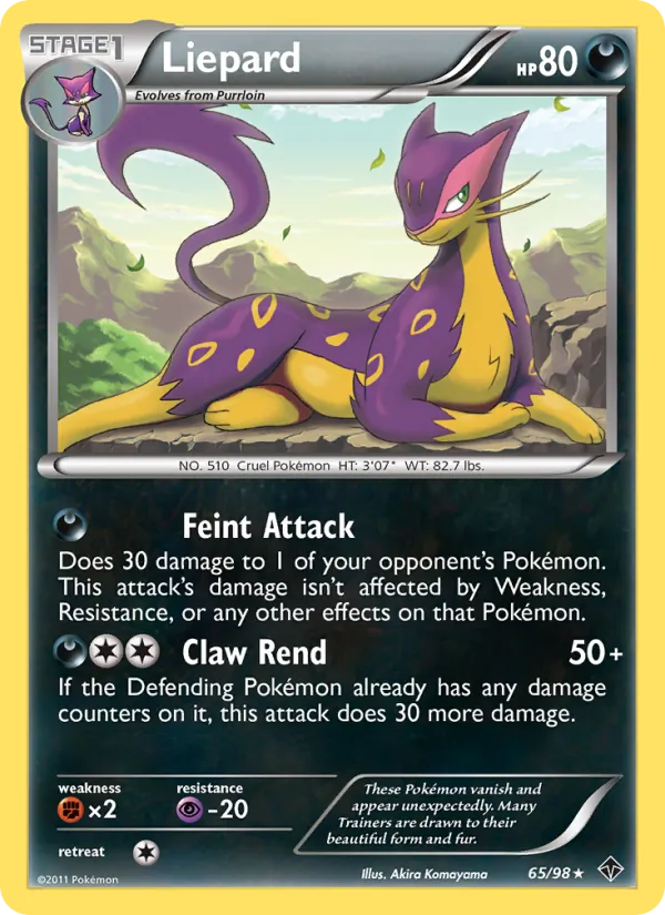 Liepard full card art