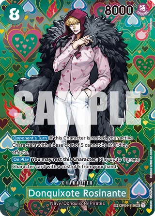 Donquixote Rosinante (SP) #OP04-119-sp · Emperors in the New World One Piece card