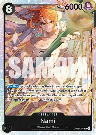 Nami #OP15-086 · Adventure on Kami's Island One Piece card