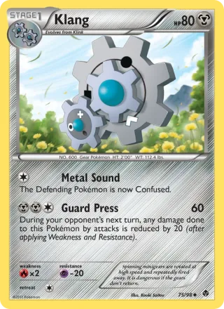 Klang #75 · Emerging Powers Pokémon card
