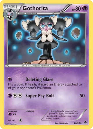 Gothorita #46 · Emerging Powers Pokémon card