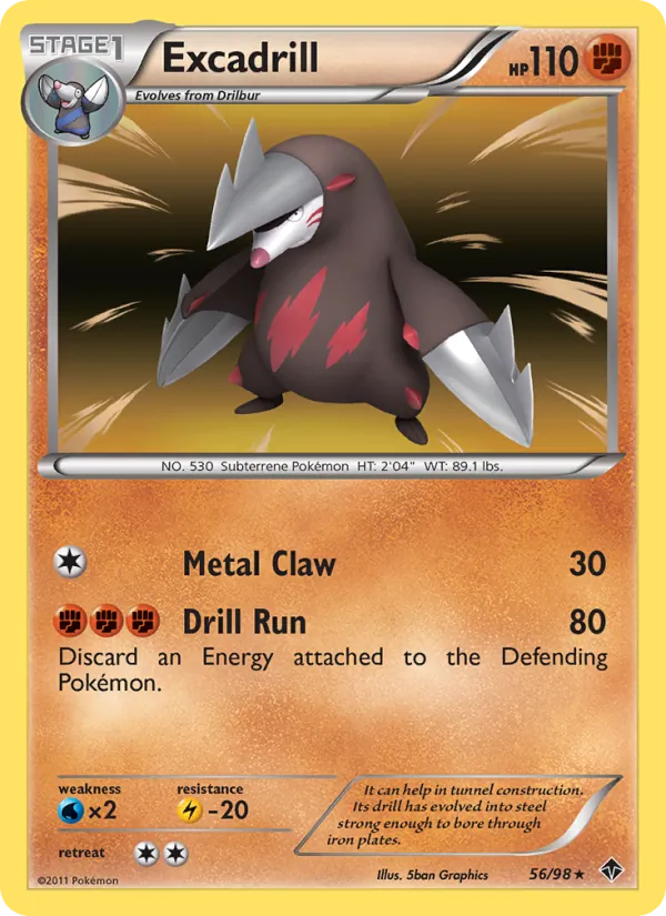 Excadrill full card art