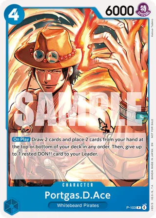 Portgas.D.Ace (Tournament Pack 2026 Vol. 2) #P-103-tournament-pack-2026-vol-2 · One Piece Promotion Cards One Piece card