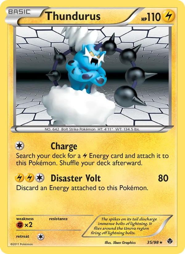 Thundurus full card art