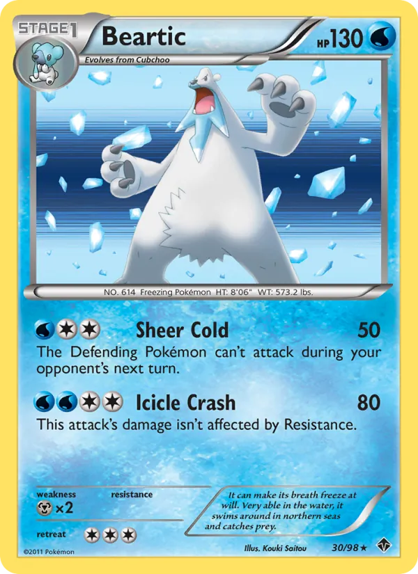 Beartic full card art