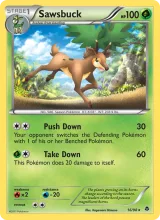Sawsbuck · Emerging Powers Pokémon card