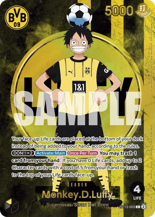 Monkey.D.Luffy (BVB x One Piece Campaign) full card art