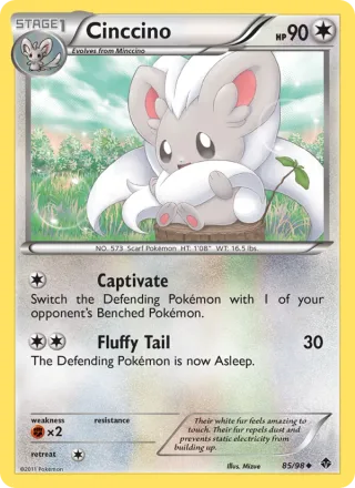 Cinccino #85 · Emerging Powers Pokémon card