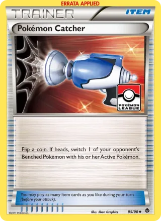 Pokémon Catcher #95 · Emerging Powers Pokémon card