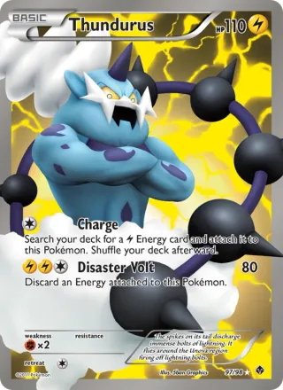 Thundurus #97 · Emerging Powers Pokémon card