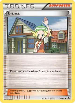 Bianca #90 · Emerging Powers Pokémon card