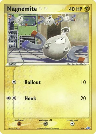Magnemite #4 · EX trainer Kit (Latios) Pokémon card