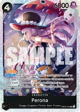 Perona #EB03-045 · Extra Booster: One Piece Heroines Edition One Piece card