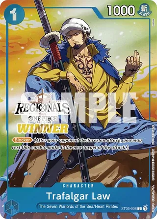 Trafalgar Law (Online Regional 2024 Vol. 2) [Winner] #ST03-008-online-regional-2024-vol-2-winner · One Piece Promotion Cards One Piece card