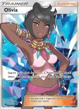 Olivia · Crimson Invasion Pokémon card
