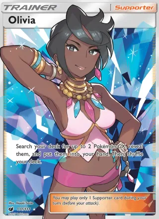 Olivia #111 · Crimson Invasion Pokémon card
