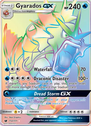 Gyarados GX #112 · Crimson Invasion Pokémon card