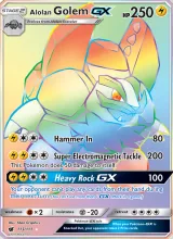 Alolan Golem GX · Crimson Invasion Pokémon card