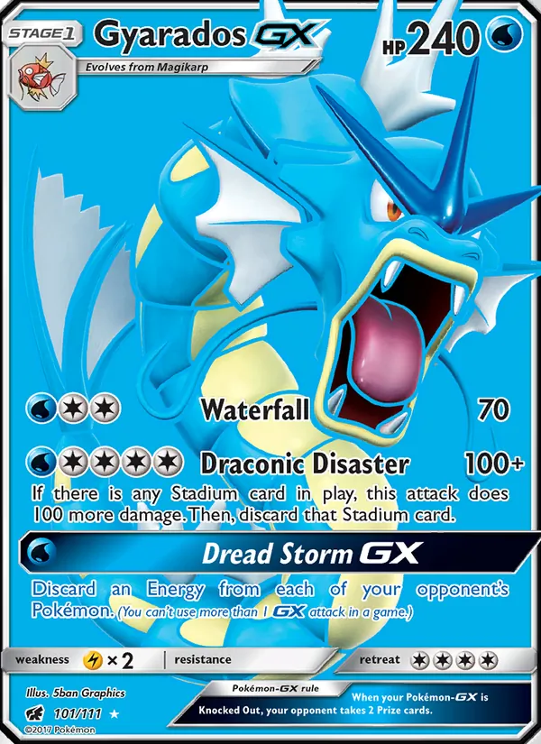 Gyarados GX full card art