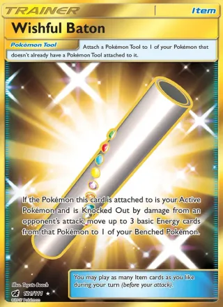 Wishful Baton #121 · Crimson Invasion Pokémon card