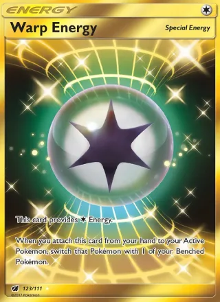 Warp Energy #123 · Crimson Invasion Pokémon card